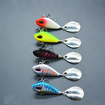 

1pcs 5 Color 20mm-35mm 6g-25g Metal Mini VIB Fishing Lure Winter Ice Fishing Tackle Pin Crankbait Vibration Spinner