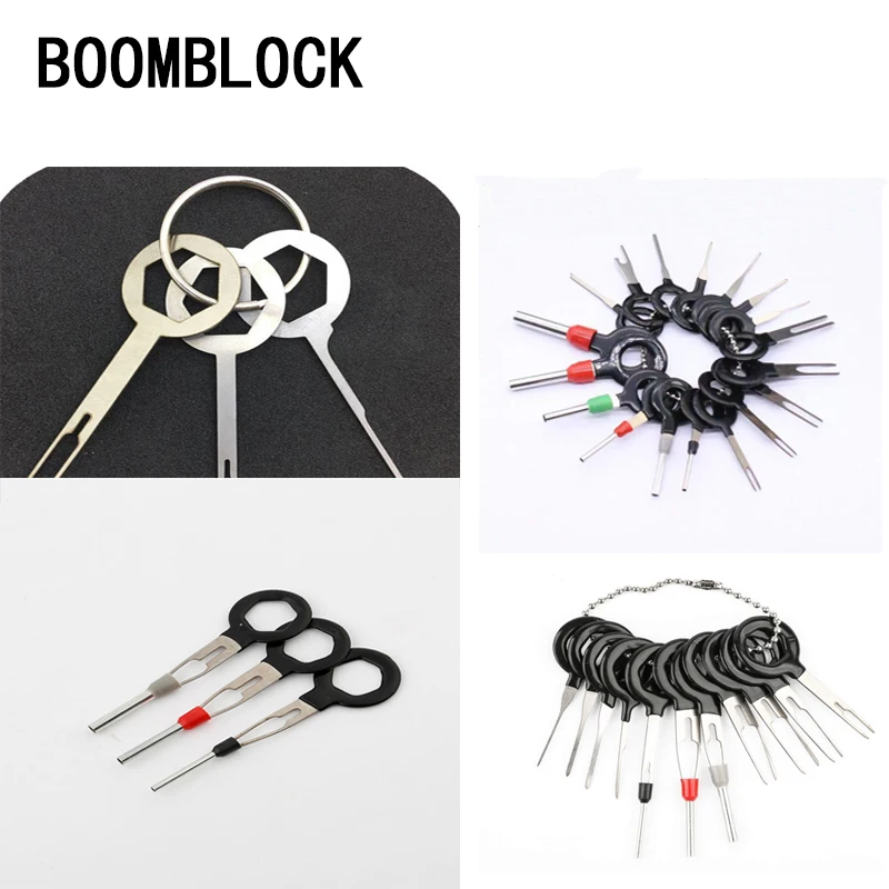 

3/11/18pcs Auto Car Terminal Removal Tool Kit Key Wire Connector Crimp Release Pin Stylus Electical Repair Tools Accessories
