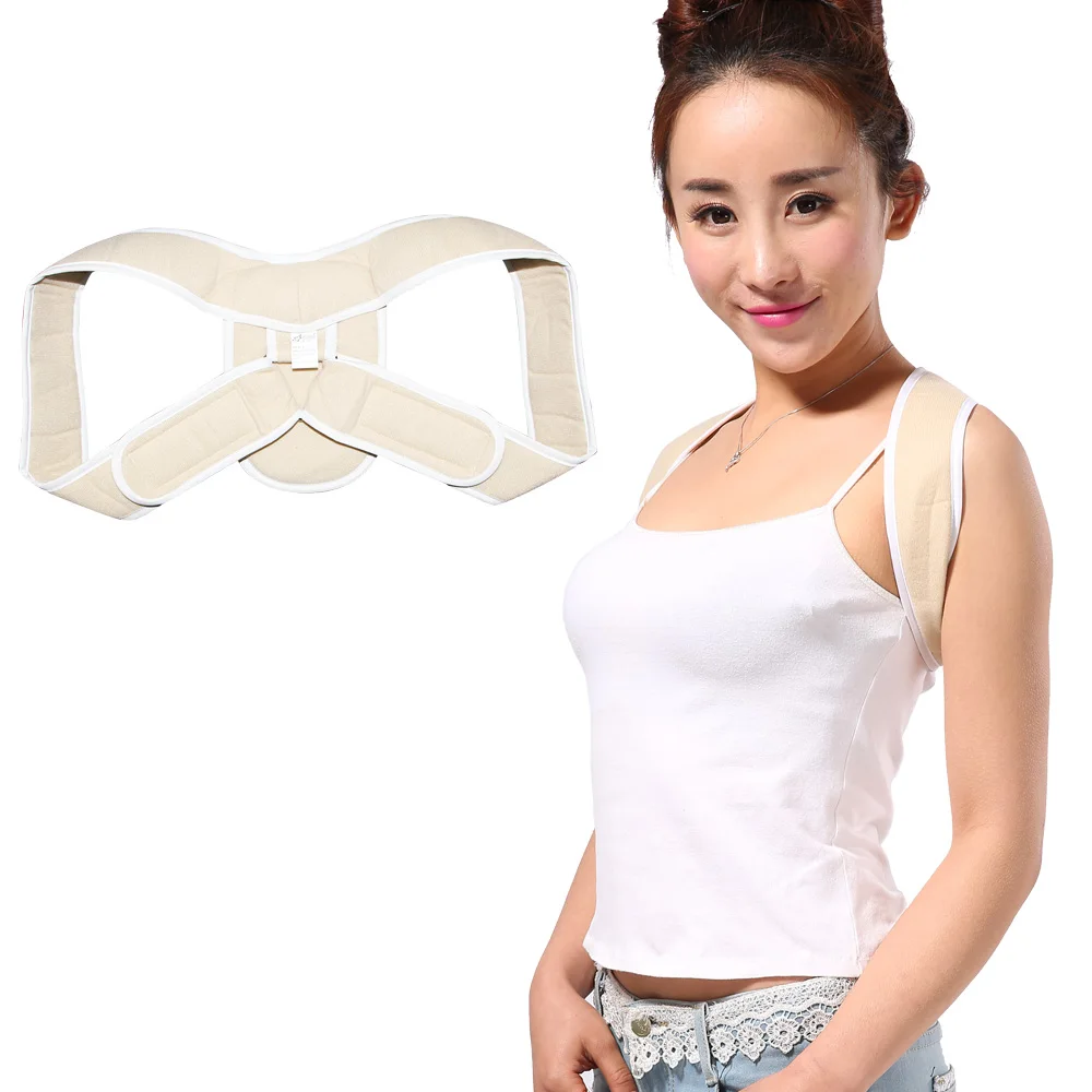

Beurha Multifuctional Shoulder Correction Belt Posture Corrector Adjustable Back Support Corset Belt Spine Brace Orthotics