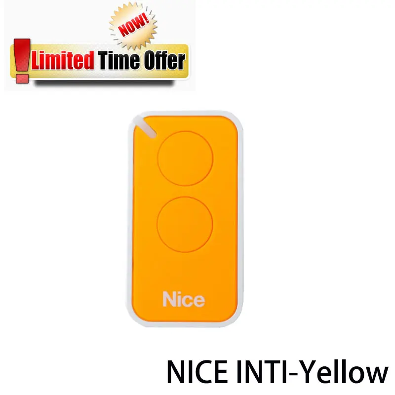 

Limit time offer ! Garage door transmitter for NICE era-inti2 433.92Mhz Yellow EU/AU/Middle East market