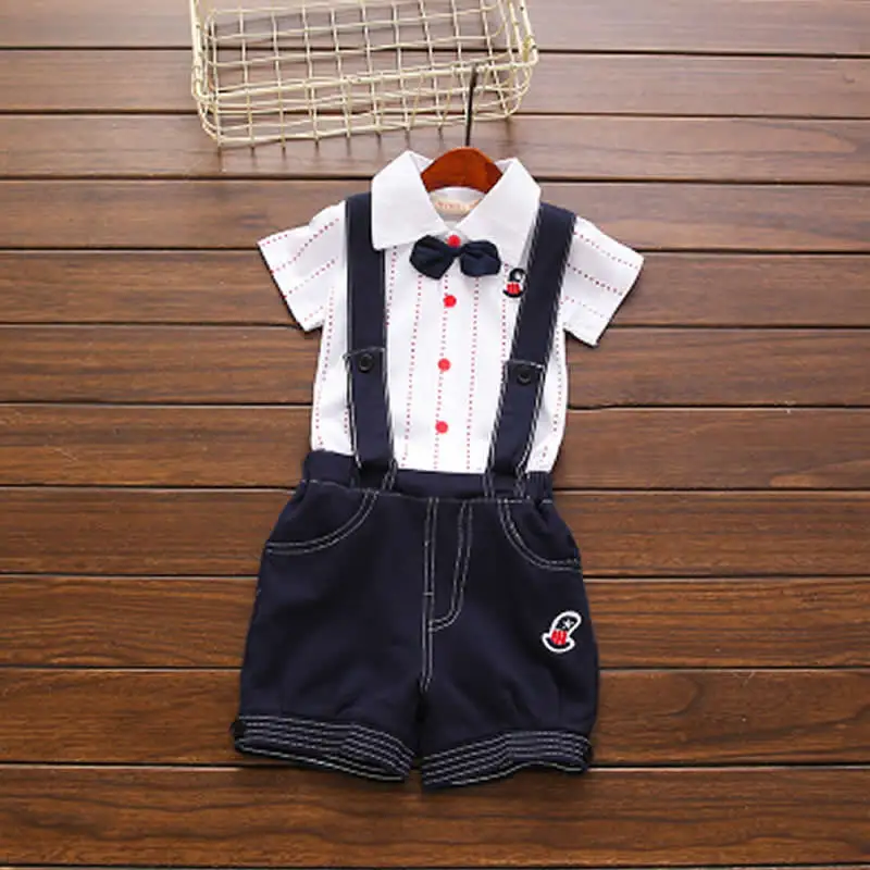 Toddler Boys Clothing Set Summer Baby Suit Shorts Shirt Children Kid