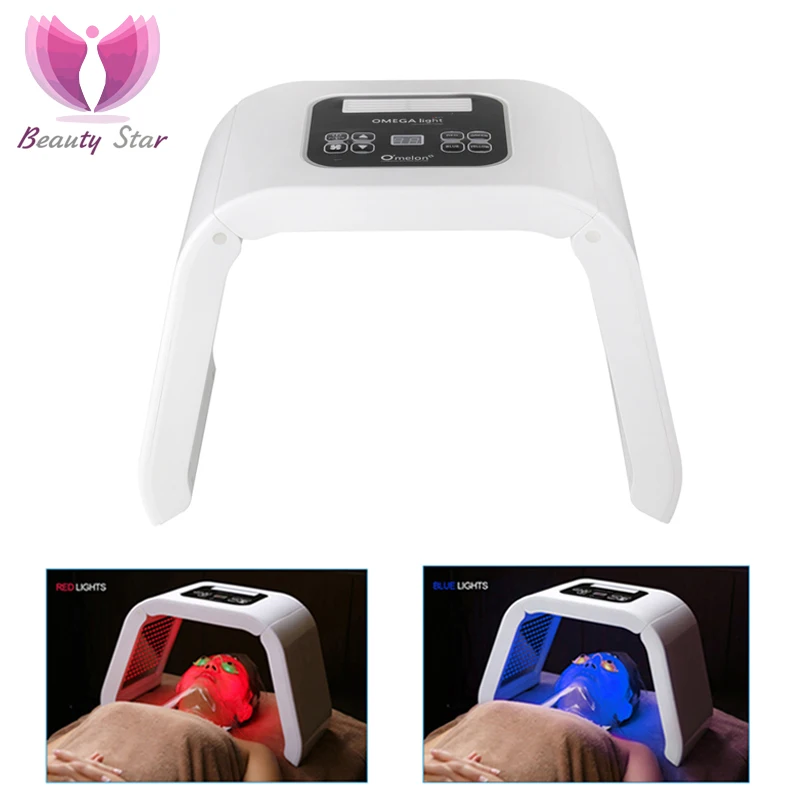 

Beauty Star 4 Color LED Facial Mask LED Photon Therapy Machine Acne Removal Anti Wrinkle Skin Rejuvenation Therapy Beauty Device