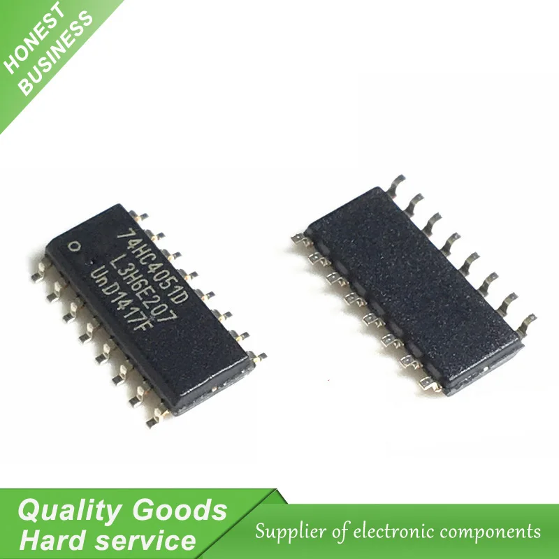 10PCS 74HC4051D SOP-16 74HC4051 Integrated Circuit IC BSG