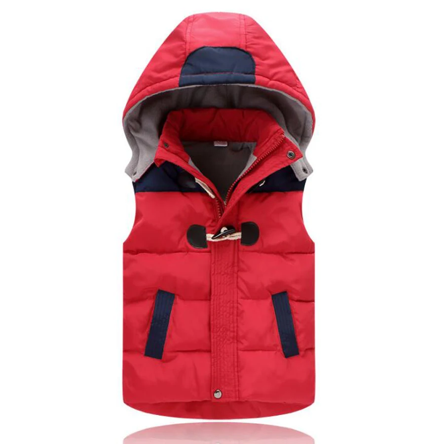 

Vests kids hoodies jacket warm girls kids outerwear for girls coats kids vest boys jackets Children winter thicken vests 3 years