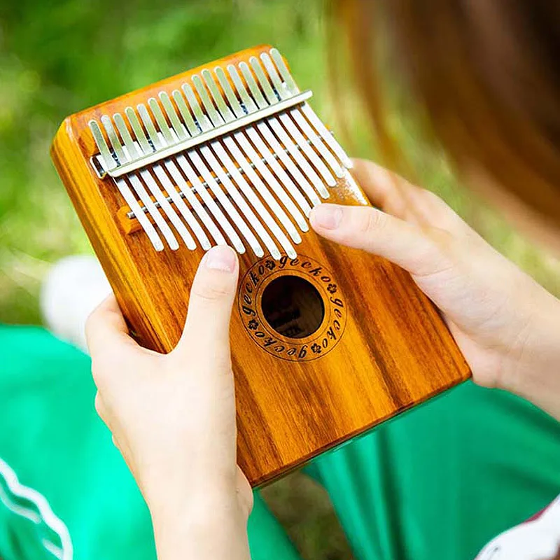 YUEKO Новые 17 клавиш K17 Kalimba Твердые KOA Африканский пианино для больших пальцев палец
