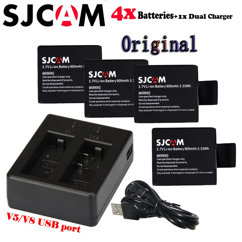 4 .  SJ4000 SJCAM  + dual usb    sj4000 wifi SJCAM sj5000 + SJ6000 sj5000x SJ7000 SJ9000 