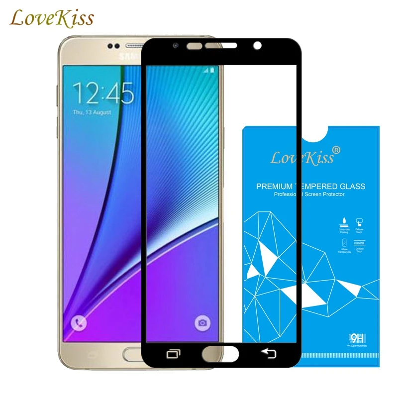 

Full Cover 9H Tempered Glass For Samsung Galaxy Note 4 SM-N910F N910H N910C N910G Screen Protector Case Full Coverage Glass Film