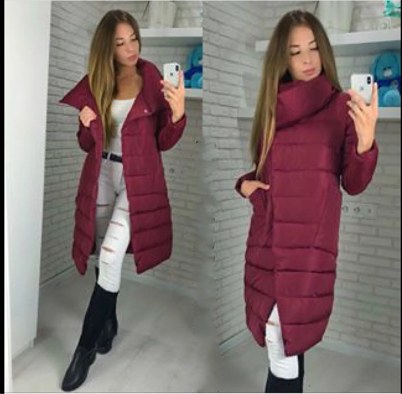 Cotton Padded Warm Long Parka Women Zipper Jacket Stand Collar Outerwear Parkas 2018 Autumn Winter Casual Solid Overcoat Female