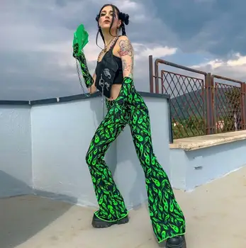 

Summer new fashion casual print bottom pants