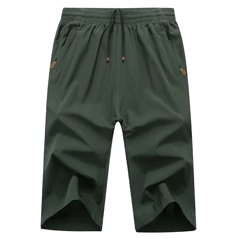 1~ 3 Упаковка размер 8XL 9XL мужские летние пляжные шорты Бермуды мужские повседневные дышащие быстросохнущие шорты для бега мужские шорты - Цвет: military