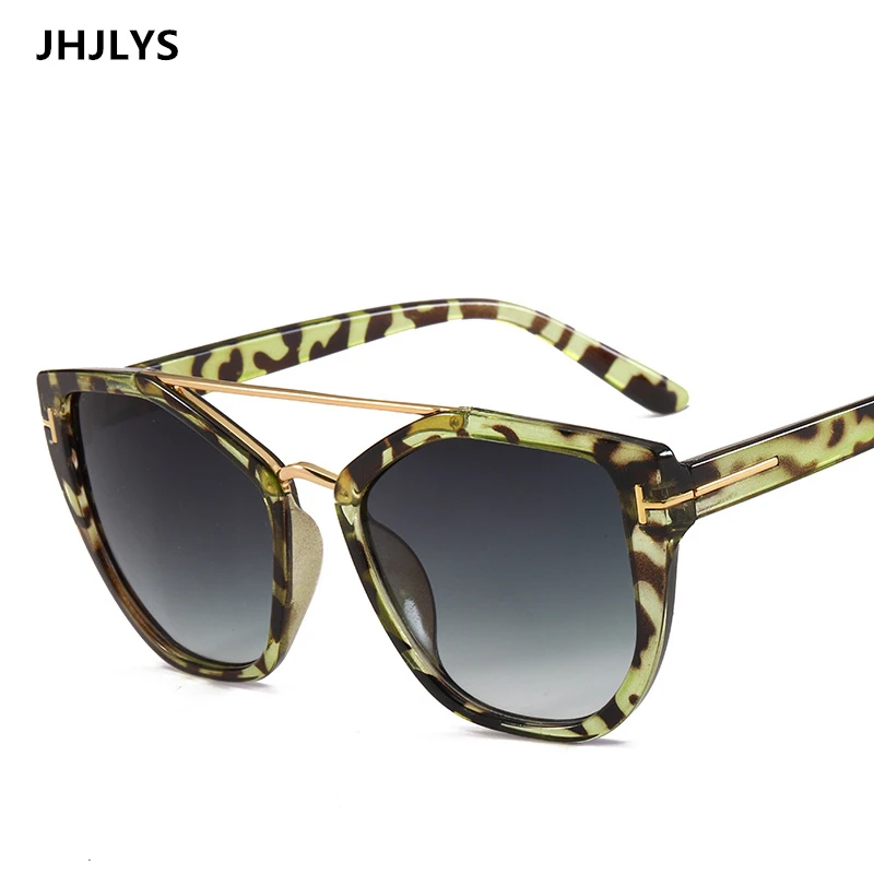 JHJLYS new big box square sunglasses men's brand design retro fashion men's sun glasses ladies cat eye glasses UV400