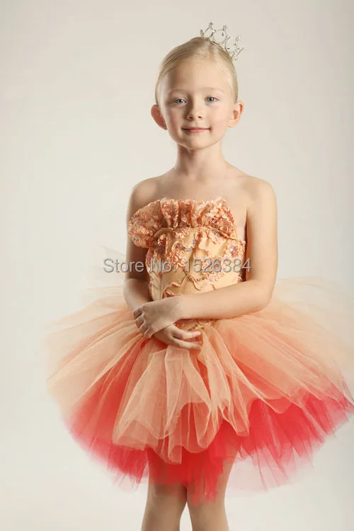

2-Piece Sequin Lace Ballet Tutu Dress With Removable Cape Children Adult Dance Costume C28