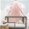 Pink Детская противомоскитная сетка на кровать романтическая круглая противомоскитная для кровати сетчатая кровать Чехол розовый висячий купол кровать навес для детской спальни Nursery40 - Color: Pink