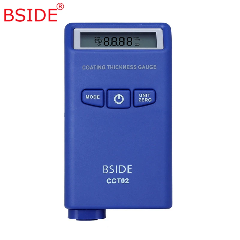 

BSIDE Digital Coating Thickness Gauge CCT02 Mini Car Paint Thickness Meter Film Paint Coating Tester 2000um/78.7mils