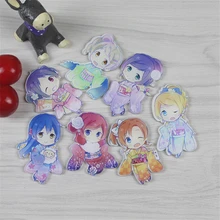 

Creative kawaii Cartoon anime harajuku people figure magnetic stickers Acrylic Fridge Magnets Home Decor Refrigerator Sticker