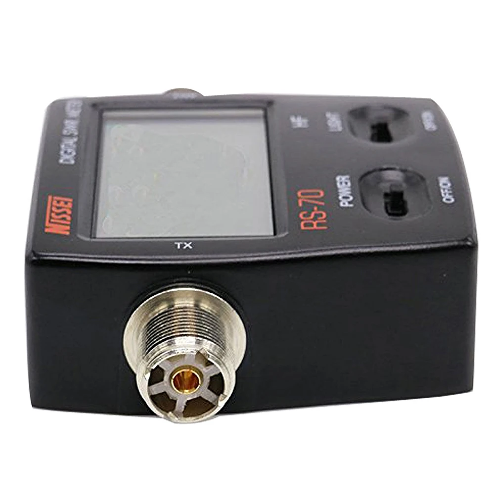 Новый стиль NISSEl RS 70 цифровой SWR и Мощность метр 1 6 60 МГц HF 200W для 2 рации|digital swr|power