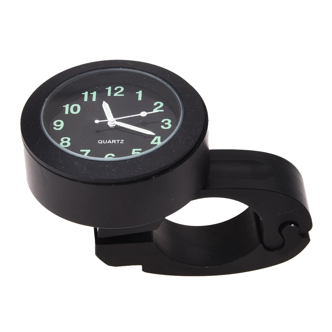 Popular Motorcycle Accessory, Handlebar Mount Time Clock (Black)in