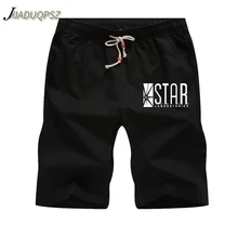 Новые модные летние мужские дышащие шорты мужские шорты в повседневном стиле бермуды звезда S. T. A. R. labs Талия пляжные шорты мужские большие размеры 5XL