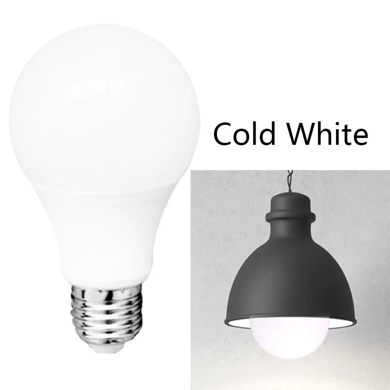 Litwod светодиодный светильник E27 220 V-240 V Gloeilamp Smart IC реальная мощность 3-12 W Hoge Helderheid шариковая лампа холодный белый и теплый белый - Испускаемый цвет: Холодный белый