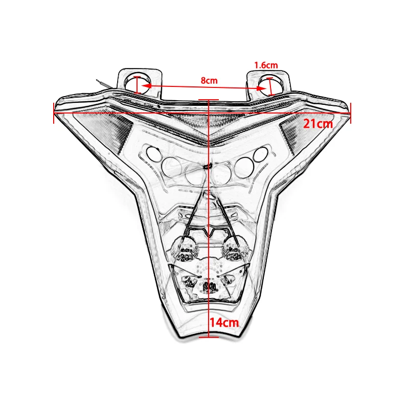 Nordson Motorcycle Integrated LED Tail Light Turn Signal For Kawasaki Z1000 2014-2016 ZX10R ZX-10R NINJA
