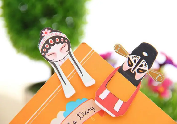 Forma dos Desenhos Marcador de Papel dos Artigos de Papelaria Acessórios de Escritório Bonito Lote Animados Livro Marca Material Escolar Bookmarks Estilo Chinês 50 Pçs - 2 Animados Livro Marca Marcador de Papel Dos