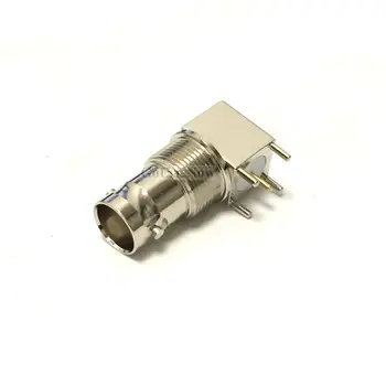 

20pcs RF Coaxial 75 ohm Q9 Right Angle BNC 4 Foot PCB Male Connector Adapter