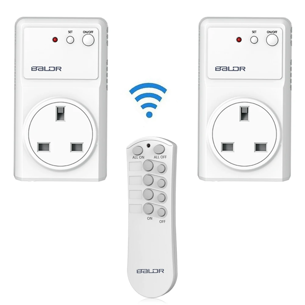 Baldr 2 Wireless Remote Control Switches Socket Power Outlets