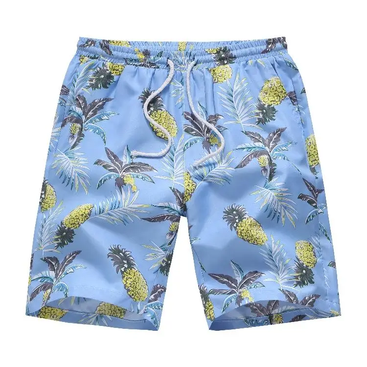 

Hawaiian Floral Beach Shorts Surf Shorts for Men Summer Loose Short Pants Men New Street Men Shorts