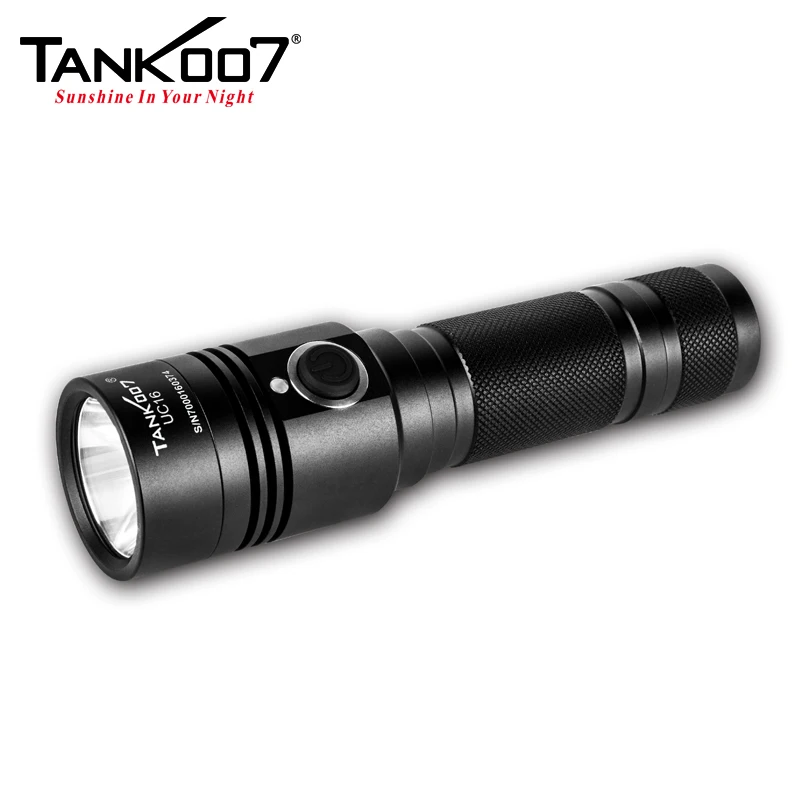 TANK007 UC16 кри 10 Вт T6 700 люмен фонарь 3 Режим USB Перезаряжаемые Torcia Linterna Фонарик
