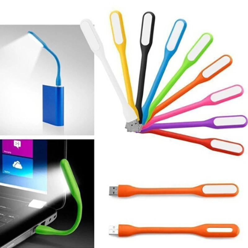 

1pc Creative Flexible Portable Mini USB LED Light Lamp For Power Bank & Notebook & Computer