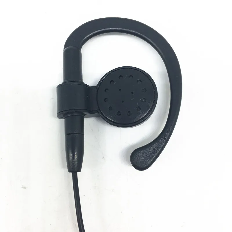 2x big Clamp collar PTT M plug 2pins headphone for motorola cp040 cp140 ep450 cp150 gp3188 dep450 dp1400 gp300 etc walkie talkie