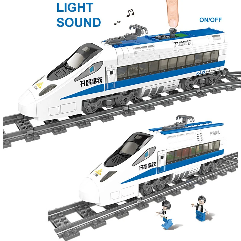 

98227 GBL Battery Powered Electric Train High-speed Rail Compatible Legoingly Technic Building Blocks Bricks Kids Toys Gifts