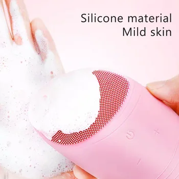 

Clean face brush silicone face wash instrument electric ultrasonic cleansing instrument massage multi-function beauty instrument