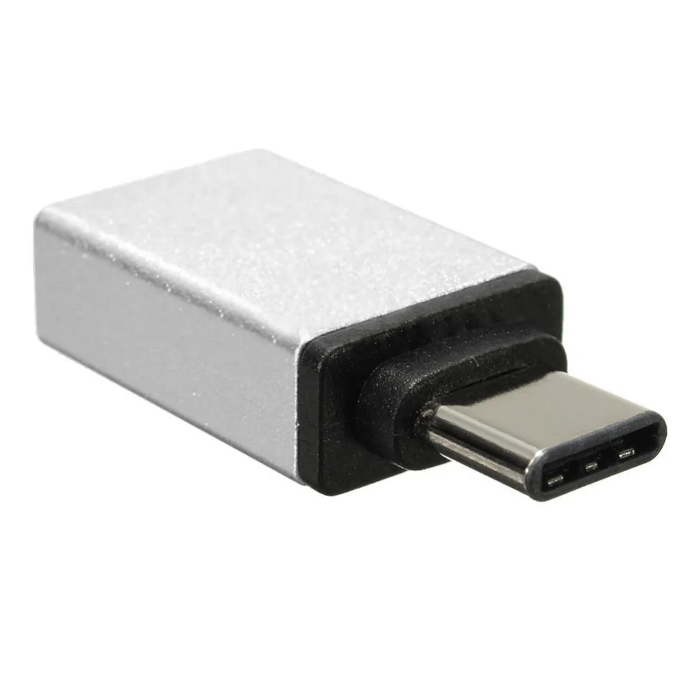 Alloy USB 3 1 Type C Male to USB 3 0 Female OTG Data Charge Adapter