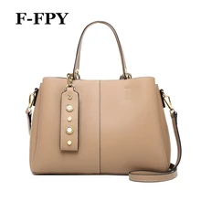 Роскошная женская модная сумка-тоут из натуральной воловьей кожи, женские сумки на плечо, Большая вместительная женская сумка-мессенджер