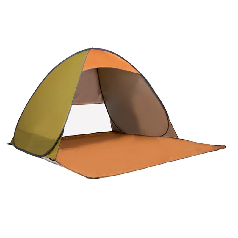 Пляжная палатка Ультралайт складной всплывающая Автоматическая открытая палатка семья туристическое надувное кресло анти-УФ полностью солнце тентовые палатки Открытый Кемпинг