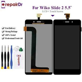 

100% Tested For Wiko Slide 2 LCD Display+Touch Screen Assembly Digiziter Replacement LCD Screen for Wiko Slide 2