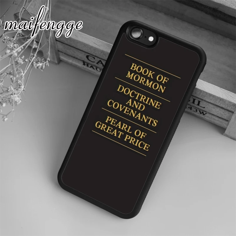 

maifengge The Book of Mormon Case For iPhone 6 6S 7 8 Plus X 5 5S SE Case cover for Samsung S5 S6 S7 edge S8 Plus shell