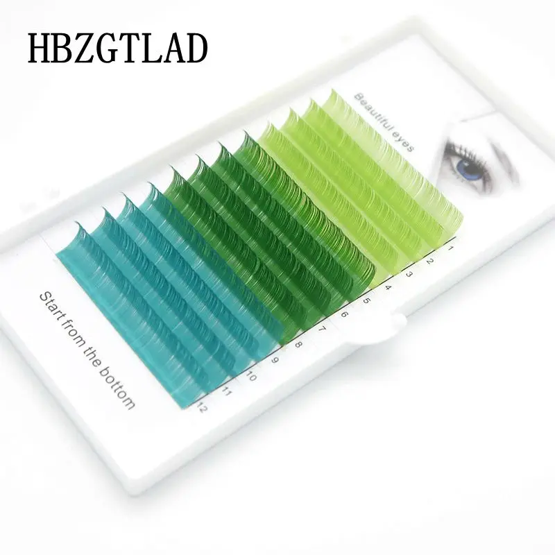 HBZGTLAD C/D локон 0,07/0,1 мм 8-15 мм Накладные ресницы 3 фиолетовых цвета смешанные ресницы индивидуальные цветные ресницы искусственные ресницы для наращивания