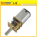 12GA DC 3V Miniature Electric Reduction Gear Motor Metal Gearbox N20 RC smart car Robot 12GA N20 DC 3V 6V 12V 5-4000rpm mały metalowy motoreduktor na zdalne sterowanie samochód zdalnie sterowany model DIY silnik zabawki elektryczny zamek do drzwi