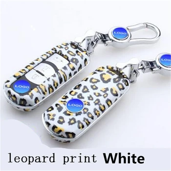 

Car key holder For Mazda key leopard print style Car key ring for Mazda6 CX-7 CX-3 Axela ATENZA key with gift box
