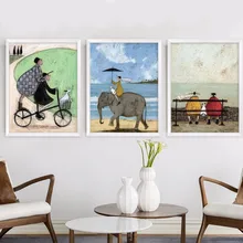 Retra Canvas Painting Abstract Oil Print Poster Cuadros Art Canvas Wall Picture for Living Room Bedroom Home Decor No Frame
