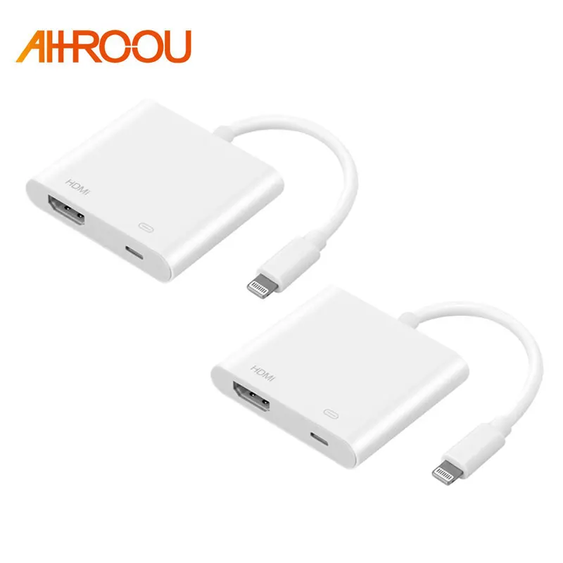 Цифровой Кабель-адаптер для iPhone к HDMI/HD tv для iPhone 7 6 5 5S для адаптера Lightning Digital AV