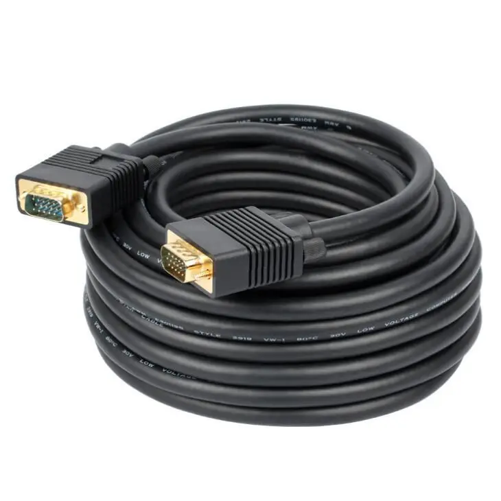 Удлинительный кабель VGA 3 + 9 1 5 м 2 10 15 20 30 40 50 для монитора компьютерного проектора