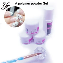 Yiday 1 набор 6 шт полимерный акриловый порошок НАБОР РЕЗНОЙ ручки хрусталь, стеклянная посуда инструмент для маникюра строитель накладные ногти для профессионального салона