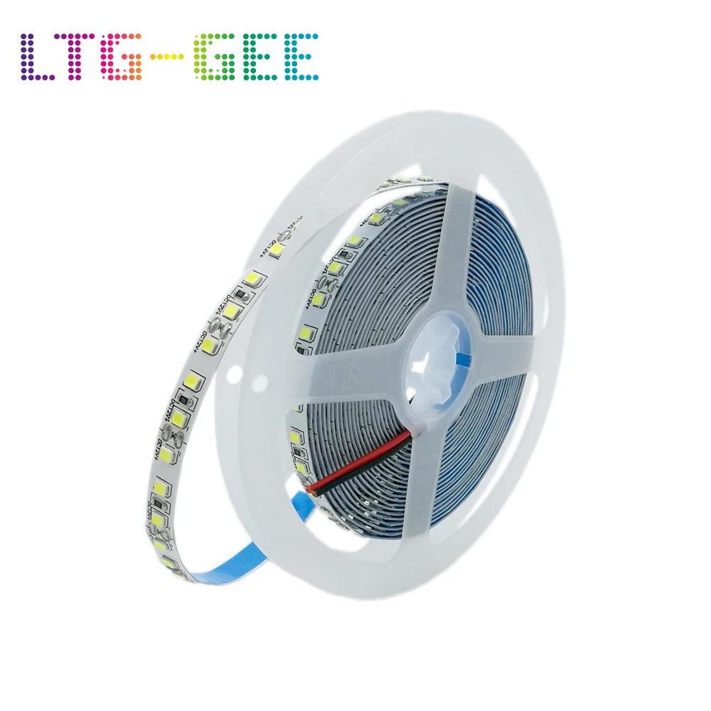Гибкая светодиодная лента высокой яркости 5 м 2835 SMD белый DC 12 В 120 светодиодов/м