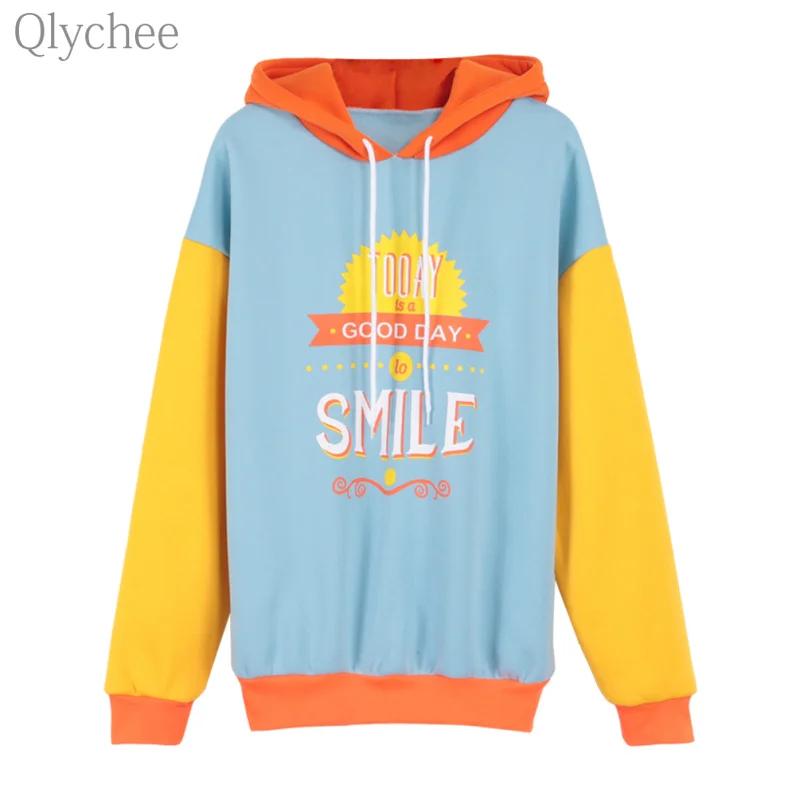 Women Fashion Unicorn Loose Long Sleeve Hooded Print