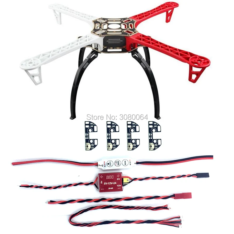 

F450 Quadcopter frame Kit 450 Quad Frame 4-Axis PCB Arm W/ black Landing Gear Skid for F450 F550 SK480 FPV MultiCopter KK MK MWC