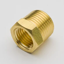 Legines Brass Pipe Fitting,Hex Bushing,NPT Male x NPT Female1/4 Legines Brass Pipe Fitting,Hex Bushing,NPT Male x NPT Female1/4