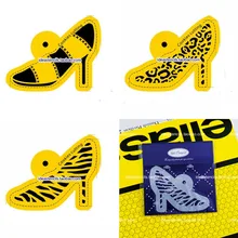 3 шт. Модная обувь на высоком каблуке трафареты для печенья Кофе форма для выпечки бариста шаблон декоративная форма для печенья reposteria кондитерских изделий